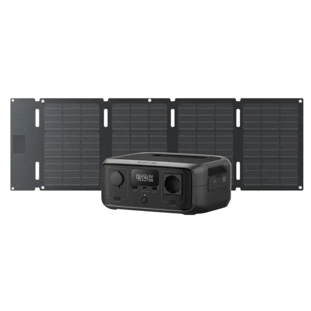 Зарядна станція EcoFlow RIVER 3 UPS + Solar Panel 45W (EF-PR705-UPS-B-45W-EU)