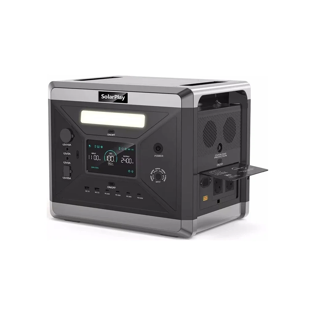 Зарядна станція SolarPlay BCQ2501 2400W 2160Wh (BCQ2501)