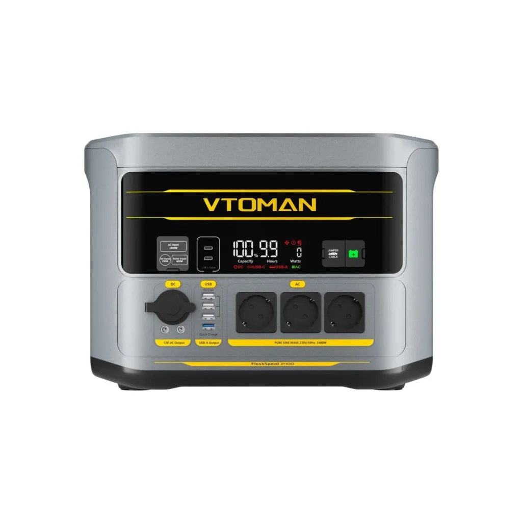 Зарядна станція Vtoman FlashSpeed 2400 2400W 1408Wh LiFePO4 (FlashSpeed 2400)
