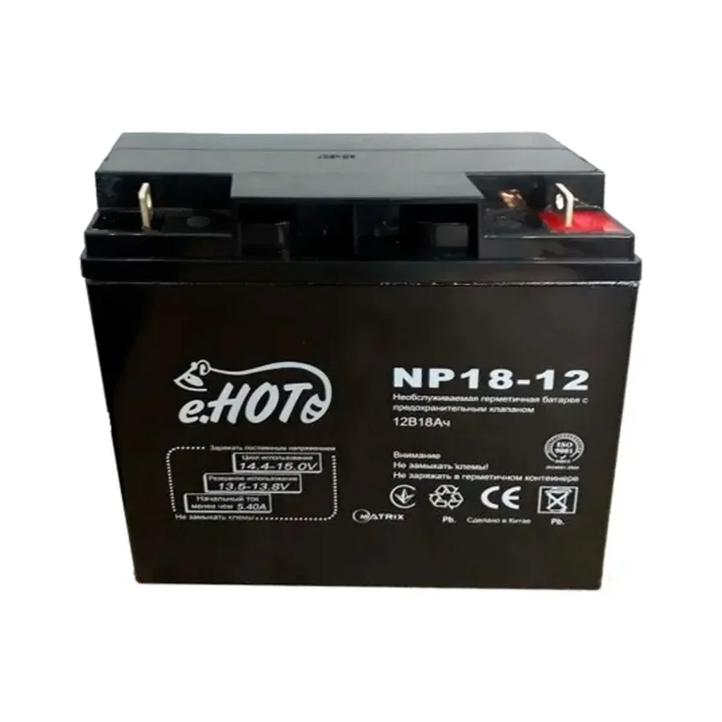 Батарея до ДБЖ Enot 12V 18Ah (NP18-12)