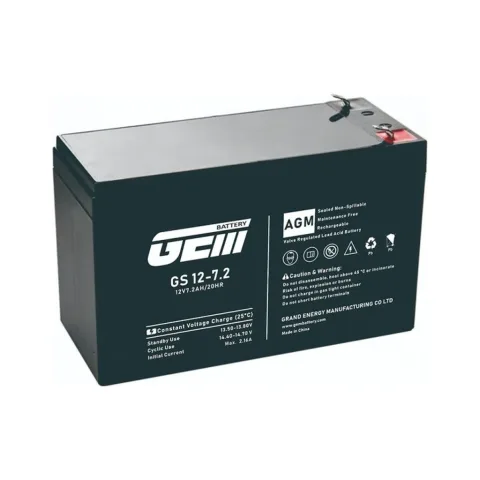 Батарея до ДБЖ GEM GS 12V-7.2Ah (GS 12-7.2)