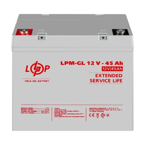 Батарея до ДБЖ LogicPower LPM-GL 12V 45Ah (20269)
