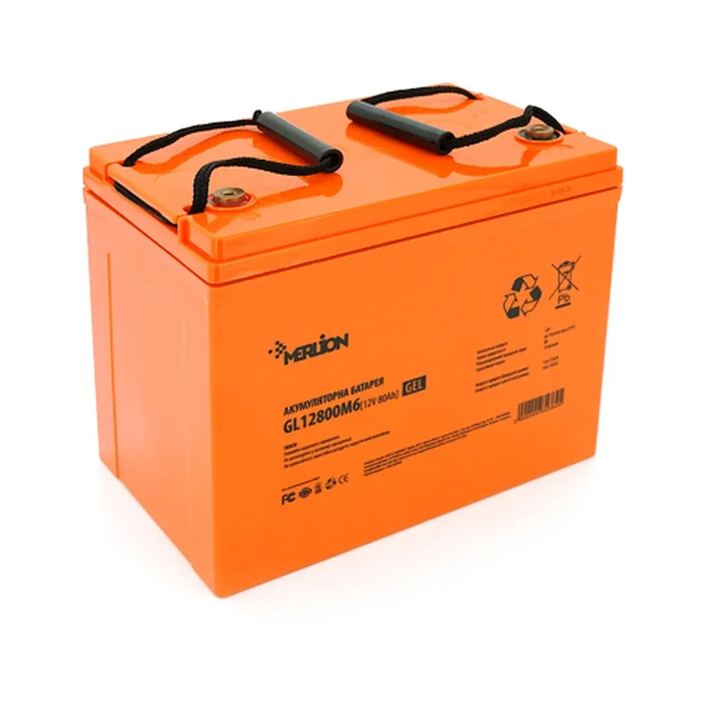 Батарея до ДБЖ Merlion 12V-80Ah GEL (GL12800M6 GEL)