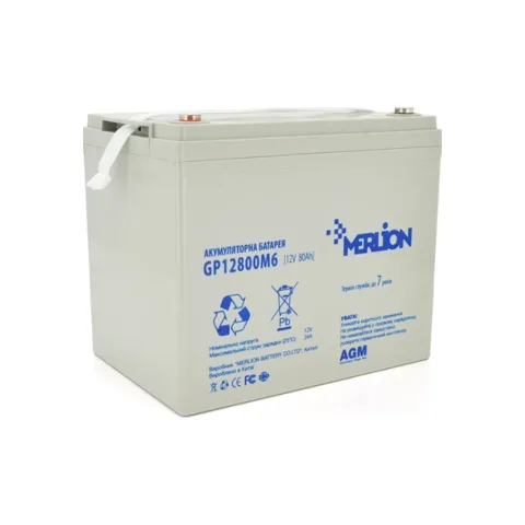 Батарея до ДБЖ Merlion 12V 80Ah (GP12800M6)