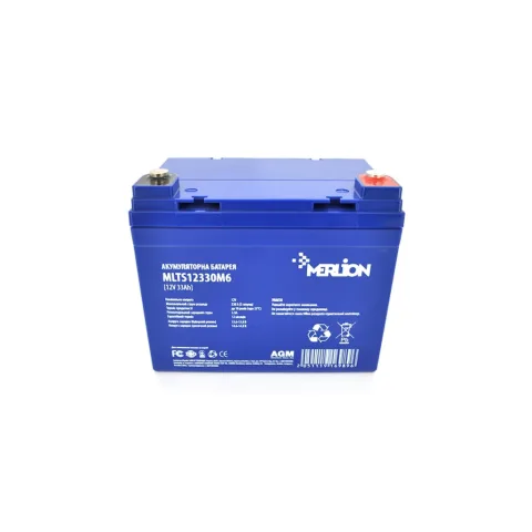 Батарея до ДБЖ Merlion EURO AGM 12 V 33 Ah (MLTS12330M6/ GP12330M6)