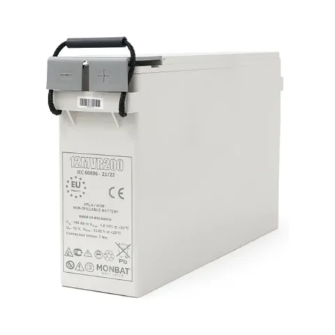 Батарея до ДБЖ MONBAT 12V-200Ah, AGM FRONT TERMINAL (12MVR200)