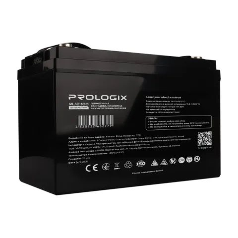 Батарея до ДБЖ Prologix 12V - 100Ah AGM (PL12-100)