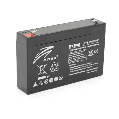 Батарея до ДБЖ Ritar AGM RT680, 6V-8Ah (RT680B)