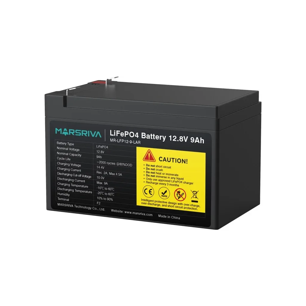 Батарея LiFePo4 Marsriva 12.8V 9Ah (MR-LFP12-9-LAR)
