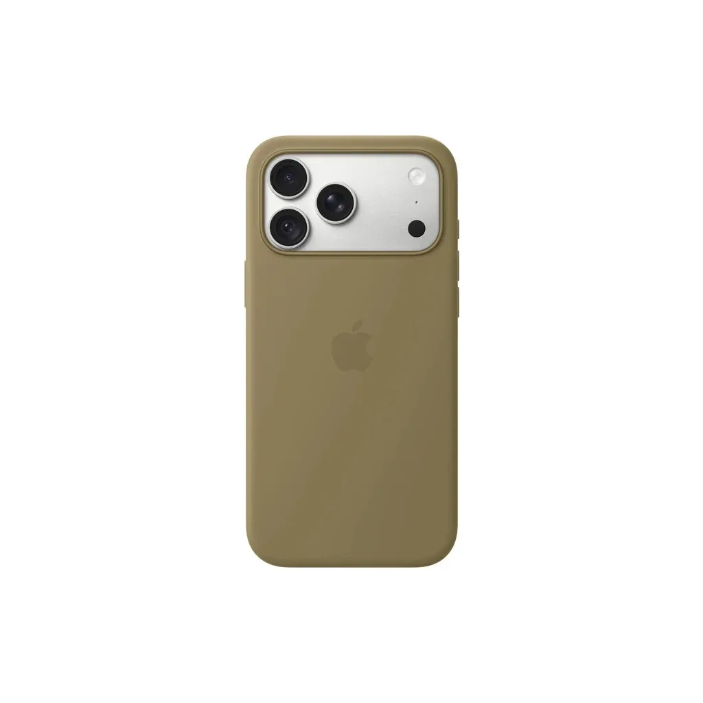 Чохол до мобільного телефона Apple Silicone MagSafe iPhone 18 Pro Max Olive (MK924ZM/A)
