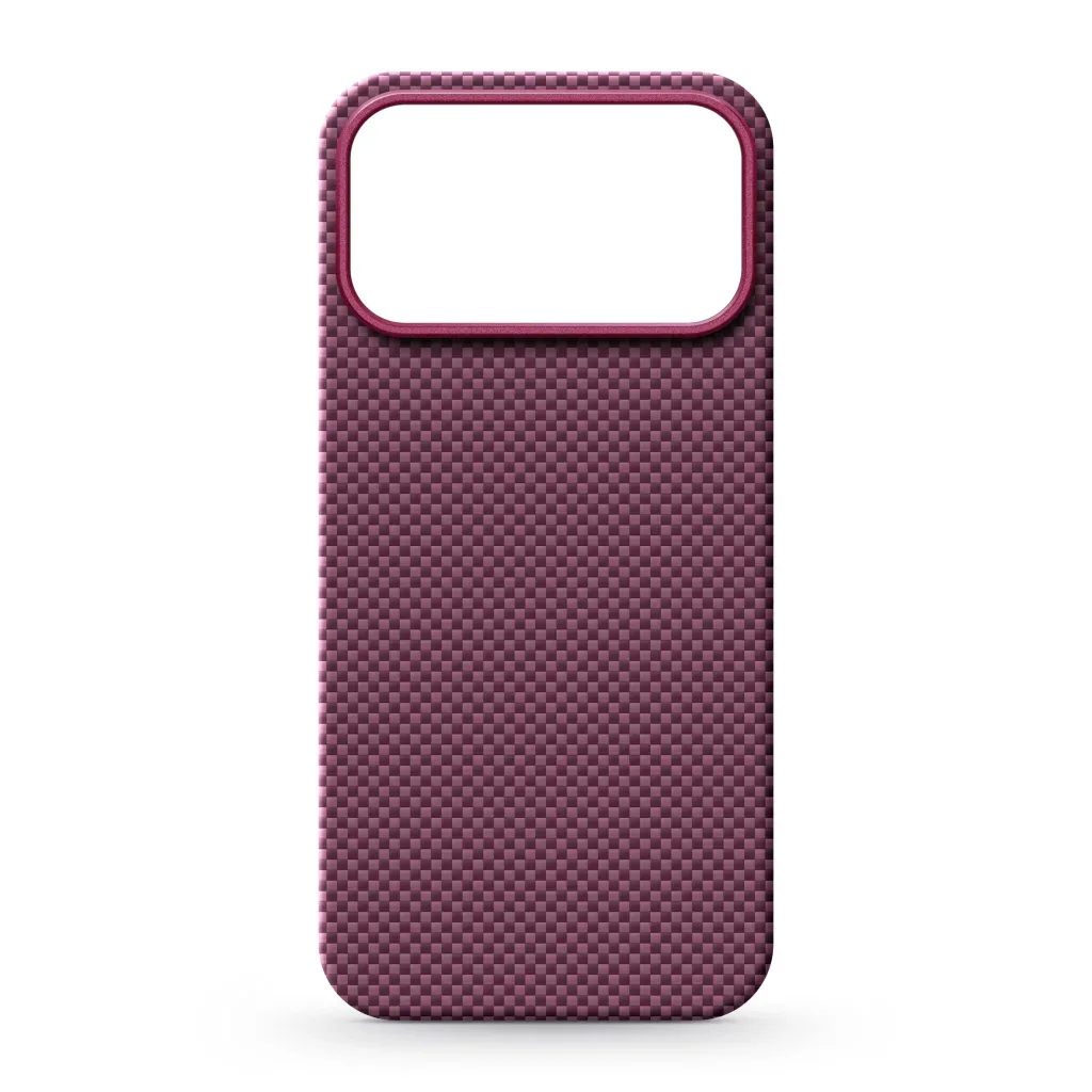 Чохол до мобільного телефона Armorstandart BlackIcon Kevlar MagCase Apple iPhone 18 Pro Max Dark Cherry (ARM92844)