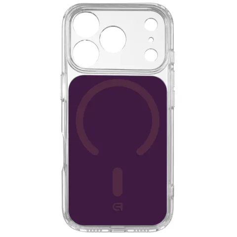 Чохол до мобільного телефона Armorstandart Clear Hybrid MagCase Apple iPhone 18 Pro / 17 Pro Dark Cherry (ARM91789)