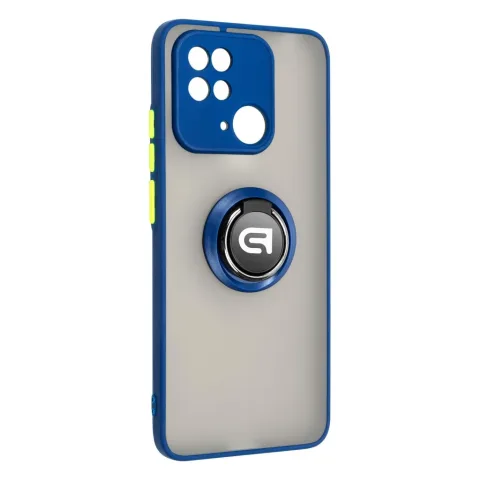 Чохол до мобільного телефона Armorstandart Frosted Matte Ring Xiaomi Redmi 10C Navy Blue (ARM68368)