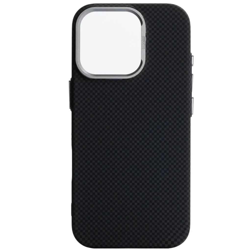 Чохол до мобільного телефона Armorstandart LikeCarbon2 MagCase Apple iPhone 15 Pro Kevlar Black (ARM88589)