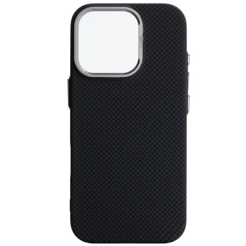 Чохол до мобільного телефона Armorstandart LikeCarbon2 MagCase Apple iPhone 15 Pro Kevlar Black (ARM88589)