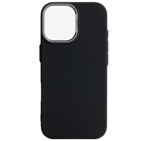 Чохол до мобільного телефона Armorstandart LikeCarbon2 MagCase Apple iPhone 17 Kevlar Black (ARM88379)