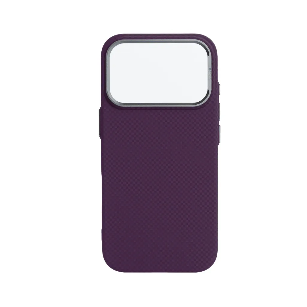 Чохол до мобільного телефона Armorstandart LikeCarbon2 MagCase Apple iPhone 18 Pro Max / 17 Pro Max Kevlar Dark Cherry (ARM92542)