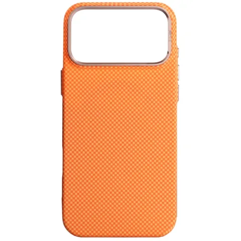Чохол до мобільного телефона Armorstandart LikeCarbon2 SE MagCase Apple iPhone 17 Pro Max Kevlar Orange Rose Gold (ARM89169)