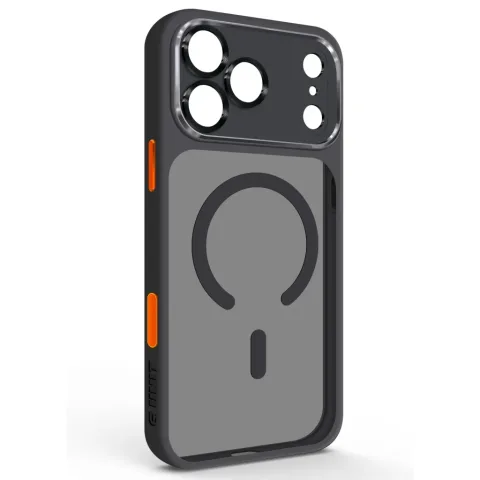 Чохол до мобільного телефона Armorstandart Unit-C MagCase SE Apple iPhone 17 Pro Max Black Orange (ARM86322)