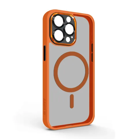 Чохол до мобільного телефона Armorstandart Unit MagSafe SE Apple iPhone 15 Pro Max Orange Black (ARM75372)