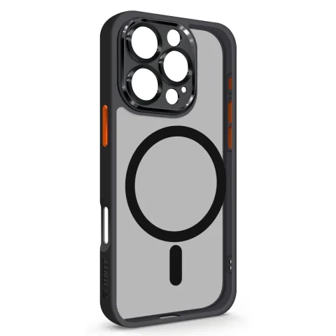 Чохол до мобільного телефона Armorstandart Unit MagSafe SE Apple iPhone 16 Pro Black Orange (ARM81147)