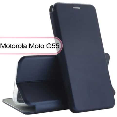 Чохол до мобільного телефона BeCover Exclusive Motorola Moto G55 Deep Blue (713520)
