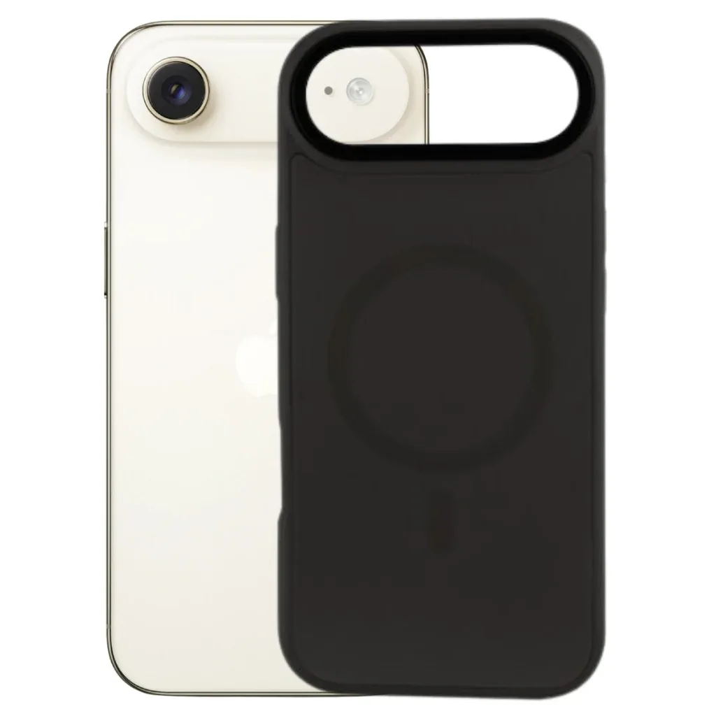 Чохол до мобільного телефона BeCover FIBRA ArcLine MagSafe Apple iPhone 17 Air Black (715375)