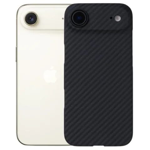 Чохол до мобільного телефона BeCover FIBRA Carbonite MagSafe Apple iPhone 17 Air Black (715407)