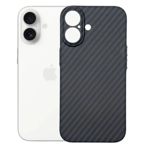 Чохол до мобільного телефона BeCover FIBRA Carbonite MagSafe Apple iPhone 17 Black (715406)