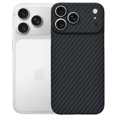 Чохол до мобільного телефона BeCover FIBRA Carbonite MagSafe Apple iPhone 17 Pro Black (715409)
