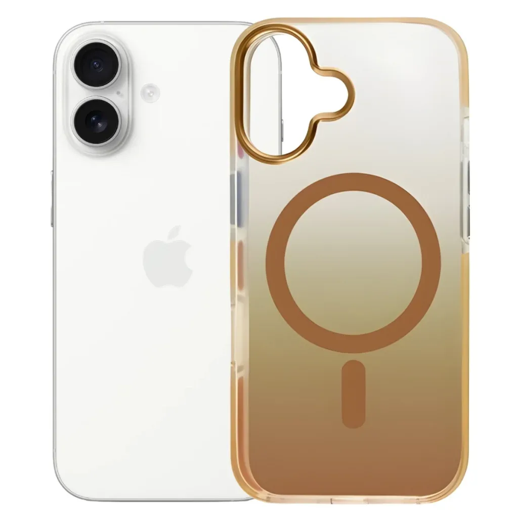 Чохол до мобільного телефона BeCover FIBRA Shock-Proof MagSafe Apple iPhone 17 Gold (715444)