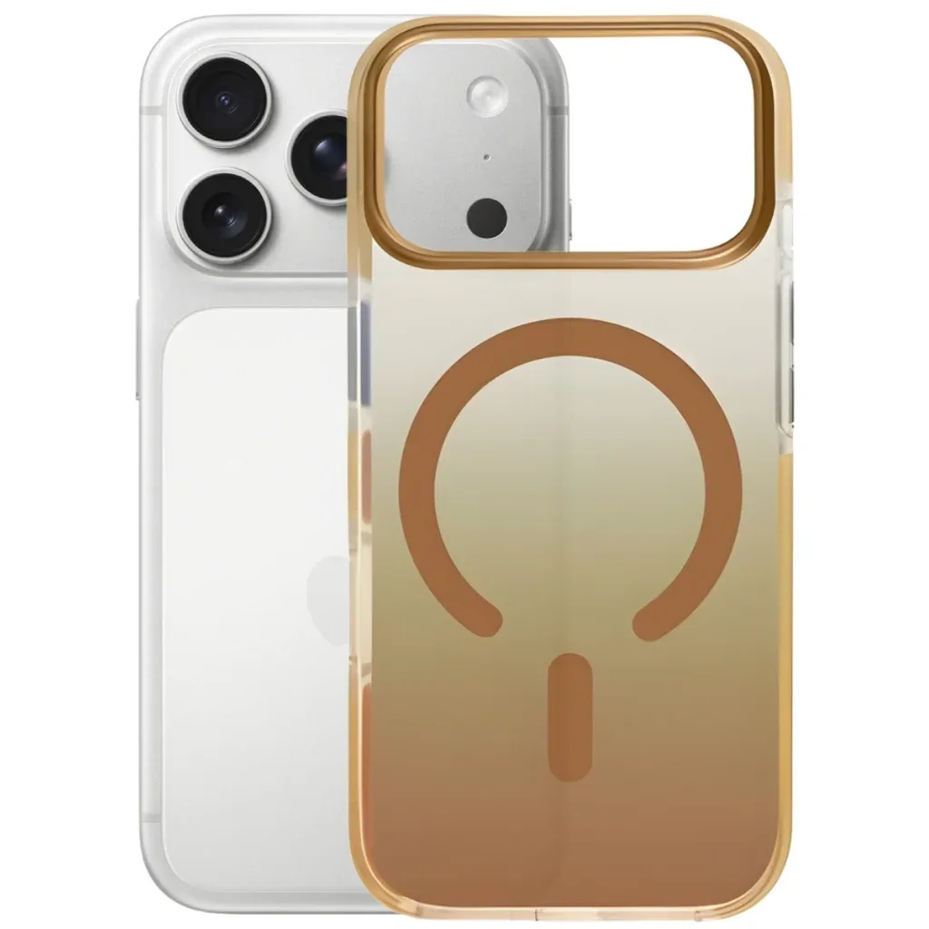 Чохол до мобільного телефона BeCover FIBRA Shock-Proof MagSafe Apple iPhone 17 Pro Max Gold (715471)