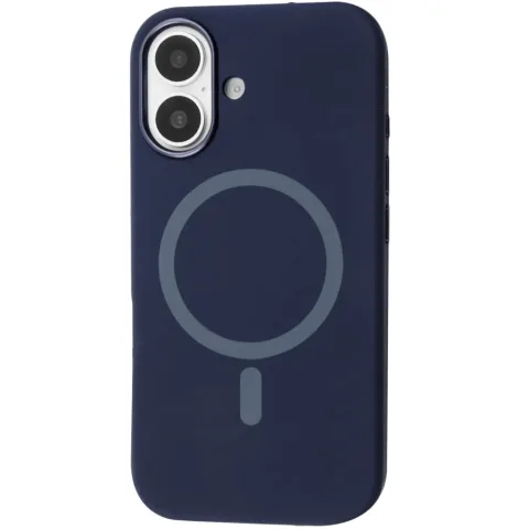 Чохол до мобільного телефона BeCover FIBRA Silicone OmniMag Apple iPhone 16 Deep Blue (716226)