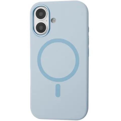 Чохол до мобільного телефона BeCover FIBRA Silicone OmniMag Apple iPhone 16 Light Blue (716228)