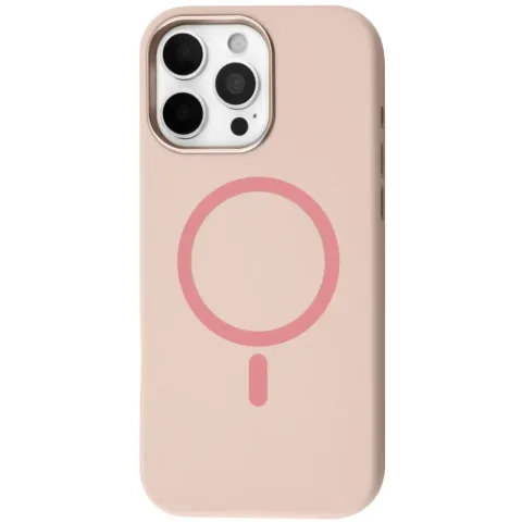 Чохол до мобільного телефона BeCover FIBRA Silicone OmniMag Apple iPhone 16 Pro Max Light Pink (716238)