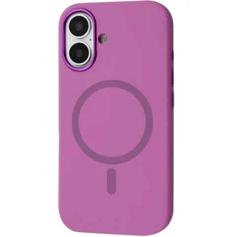 Чохол до мобільного телефона BeCover FIBRA Silicone OmniMag Apple iPhone 16 Purple (716231)