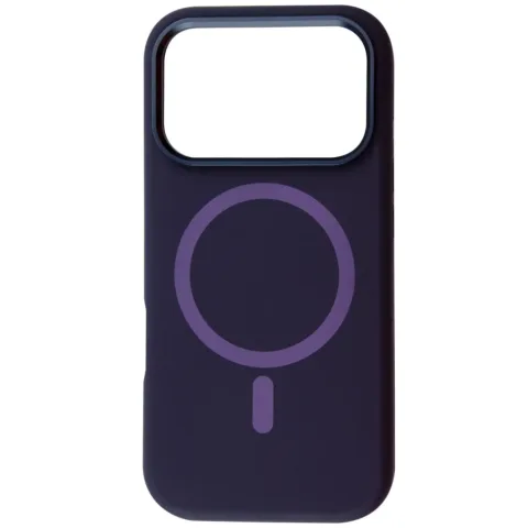 Чохол до мобільного телефона BeCover FIBRA Silicone OmniMag Apple iPhone 17 Pro Dark Purple (716215)