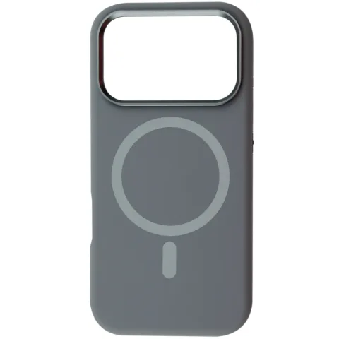 Чохол до мобільного телефона BeCover FIBRA Silicone OmniMag Apple iPhone 17 Pro Gray (716217)