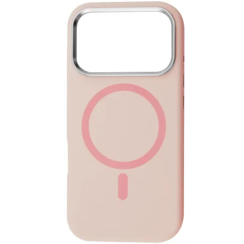 Чохол до мобільного телефона BeCover FIBRA Silicone OmniMag Apple iPhone 17 Pro Light Pink (716219)