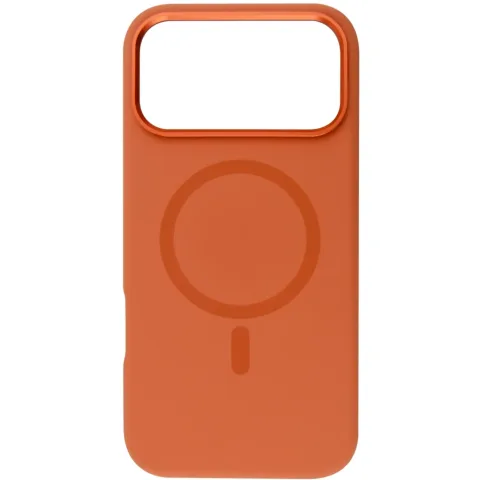 Чохол до мобільного телефона BeCover FIBRA Silicone OmniMag Apple iPhone 17 Pro Orange (716221)