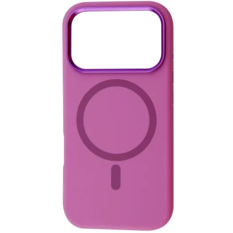 Чохол до мобільного телефона BeCover FIBRA Silicone OmniMag Apple iPhone 17 Pro Purple (716222)