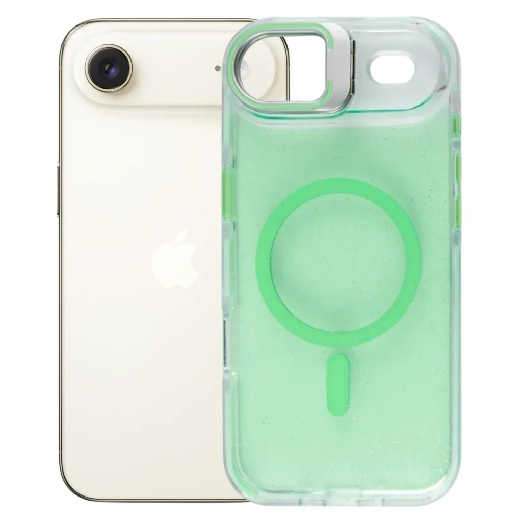 Чохол до мобільного телефона BeCover FIBRA Star Shine MagSafe Apple iPhone 17 Air Green (715420)
