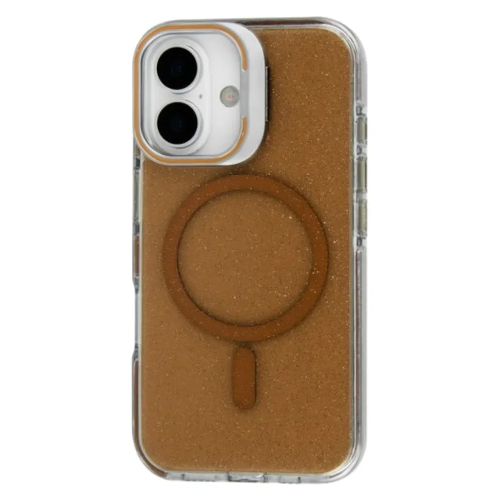 Чохол до мобільного телефона BeCover FIBRA Star Shine MagSafe Apple iPhone 17 Desert Gold (715412)
