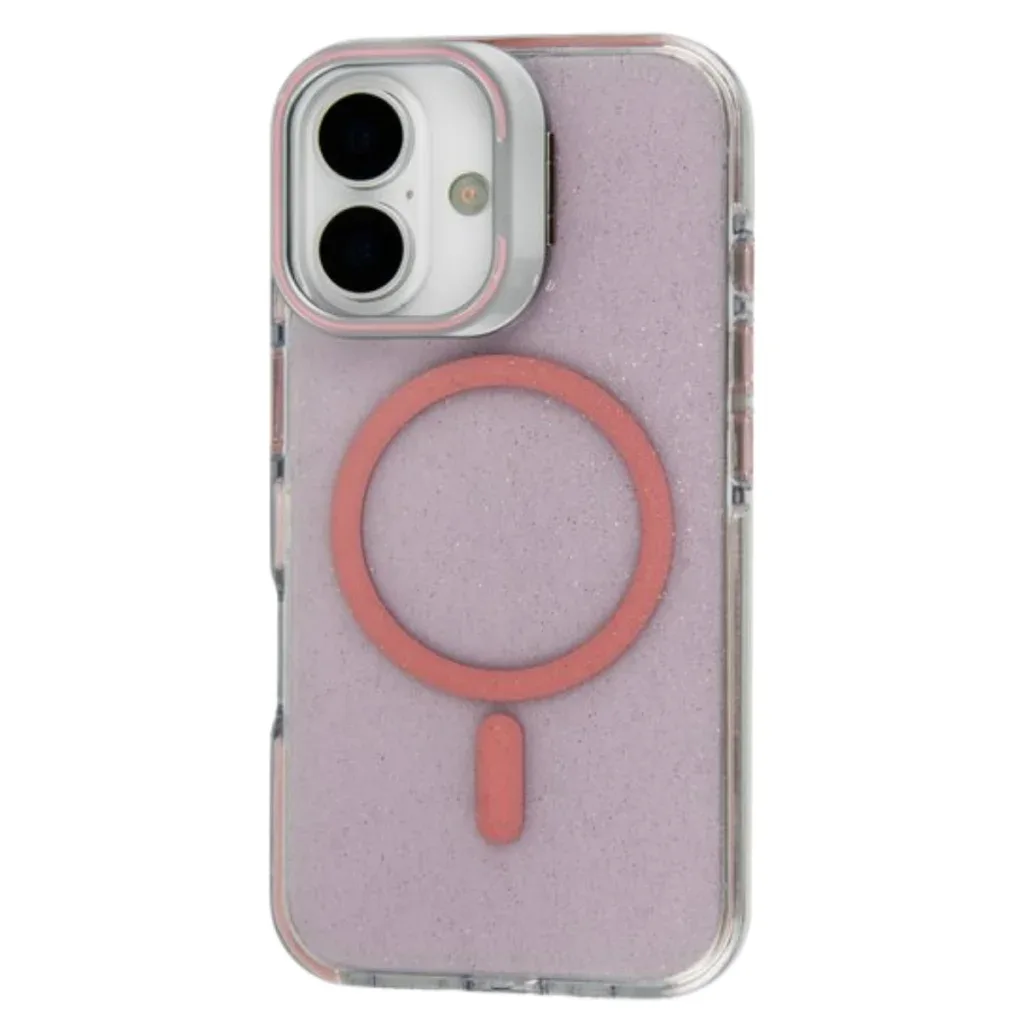 Чохол до мобільного телефона BeCover FIBRA Star Shine MagSafe Apple iPhone 17 Light Pink (715414)