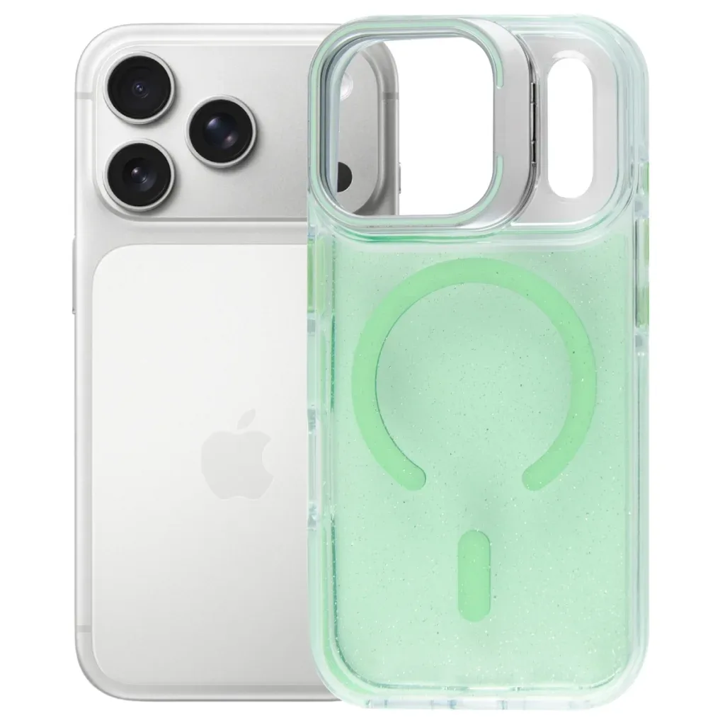 Чохол до мобільного телефона BeCover FIBRA Star Shine MagSafe Apple iPhone 17 Pro Max Green (715434)
