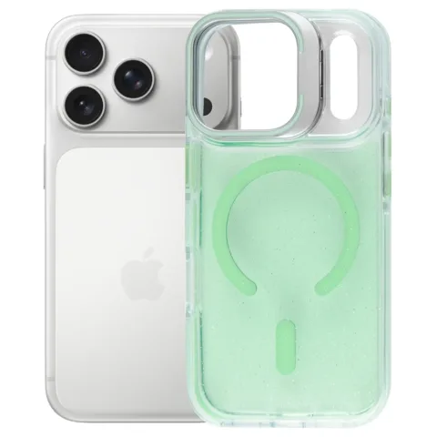 Чохол до мобільного телефона BeCover FIBRA Star Shine MagSafe Apple iPhone 17 Pro Max Green (715434)