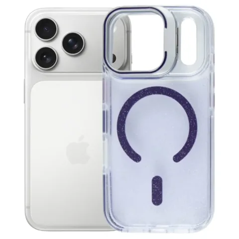 Чохол до мобільного телефона BeCover FIBRA Star Shine MagSafe Apple iPhone 17 Pro Max Purple (715437)