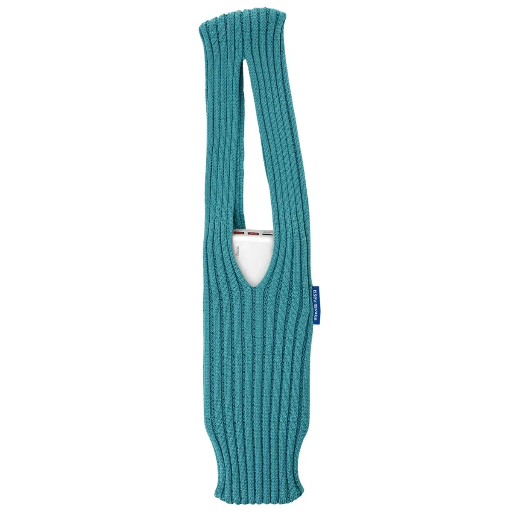 Чохол до мобільного телефона BeCover Knit Pocket universal Blue (715159)
