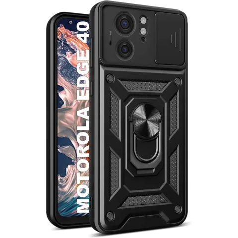 Чохол до мобільного телефона BeCover Military Motorola Edge 40 Black (710136)
