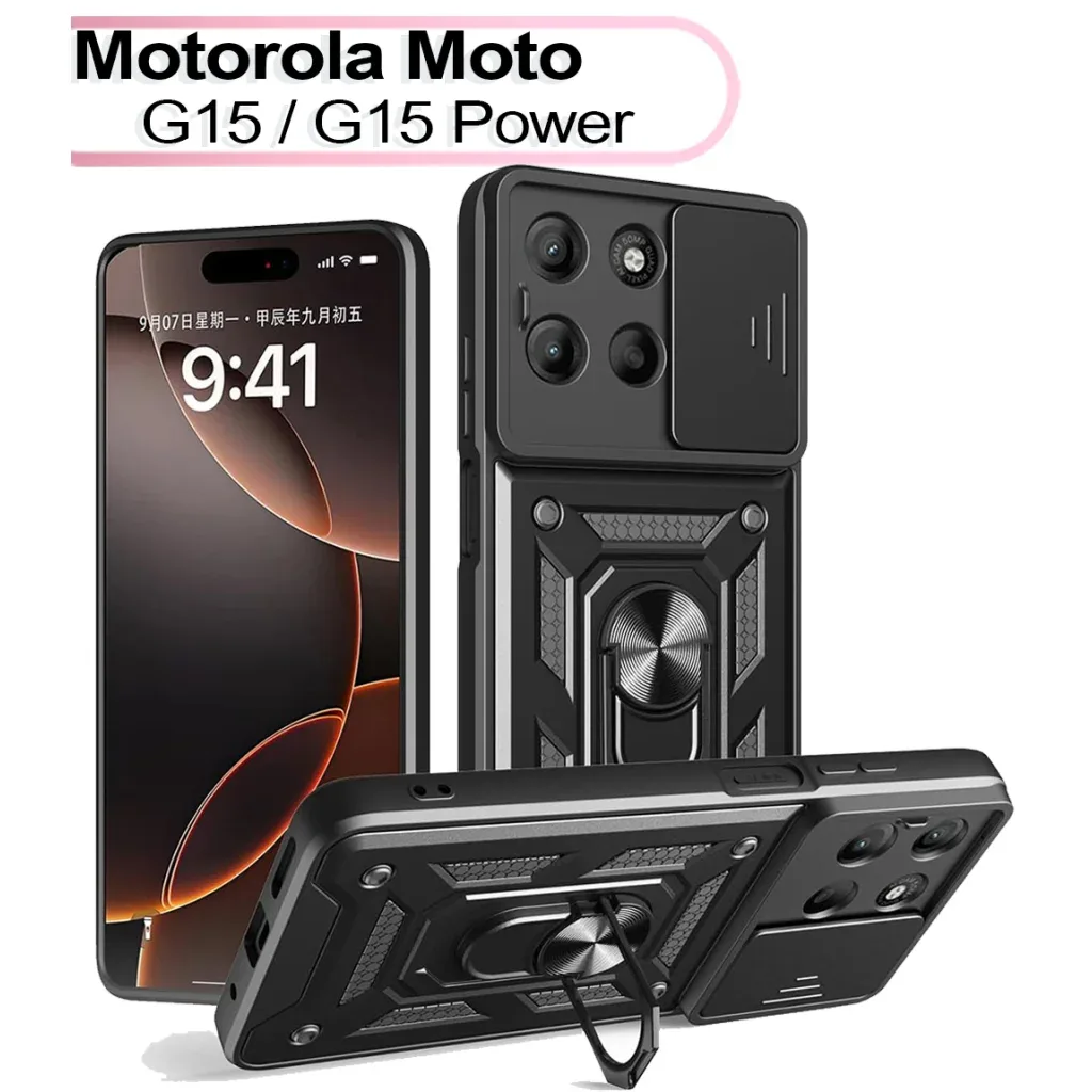 Чохол до мобільного телефона BeCover Military Motorola Moto G15 / G15 Power Black (713530)